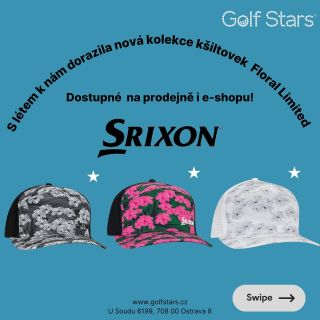 Blíží se léto a s ním značka Srixon přinesla novou kolekci kšiltovek Floral Limited 🌸 Kšiltovky jsou dostupné jak na našem...